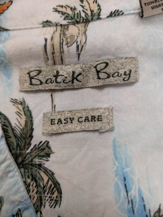 Chemise Hawaïenne Batik Bay Easy Care - Motif Tropical & Poissons - XL