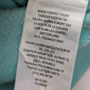 Sweat à capuche Polo Ralph Lauren L vert menthe pastel hoodie logo POLO