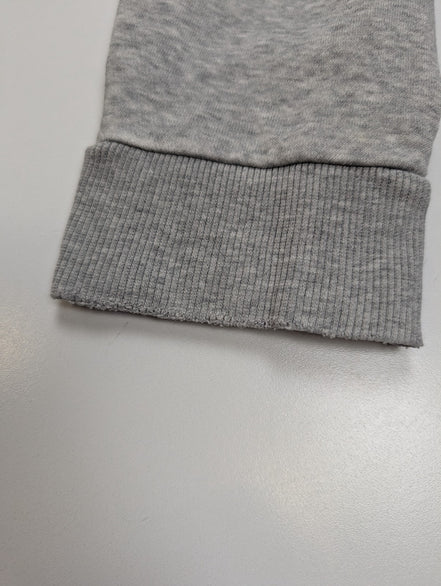 ➜ Sweat à Capuche Adidas Vintage - Logo Poitrine - Gris - Taille S