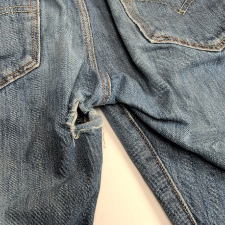 Levi’s 501 Jean Homme W36 L36 Bleu Foncé Vintage Pantalon Bouton