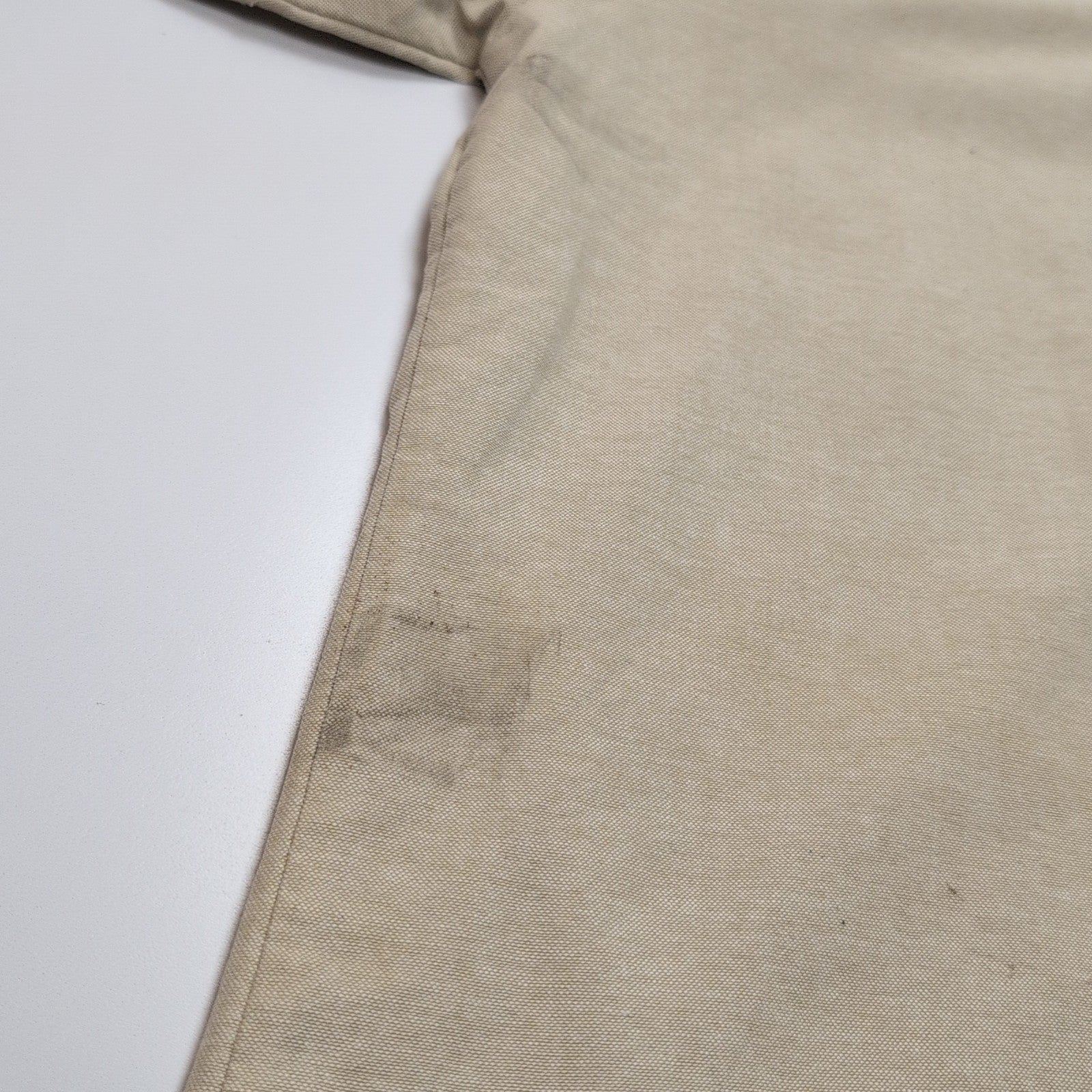 Chemise Dickies XL XXL Beige Oxford 65% Coton Poche Logo Manches Longues