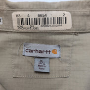 Chemise Carhartt XL Crème Ripstop Ventilée Workwear manches longues
