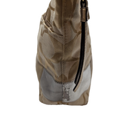 Sac Coach Signature Beige Jacquard Toile Cuir Épaule Cabas
