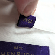 Chemise Henbury L/XL Blanche Neuve Étiquette Poche Coton Polyester
