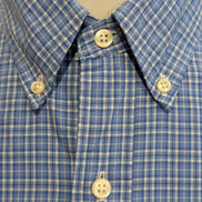 Chemise Polo Ralph Lauren Bleu à petits carreaux Taille L - Excellent état