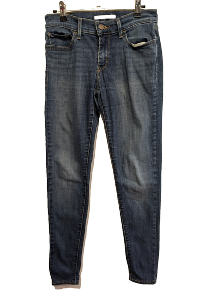 Jean Levi's 710 Super Skinny Femme Bleu Ultra Stretch W27 L30 T34/36
