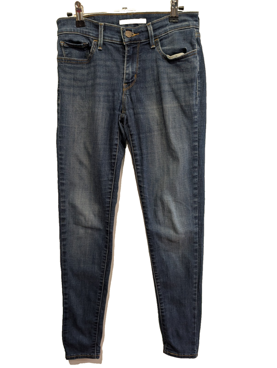 Jean Levi's 710 Super Skinny Femme Bleu Ultra Stretch W27 L30 T34/36