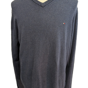 Pull Tommy Hilfiger Homme Bleu - Pima Cotton & Cashmere Blend - Taille XL