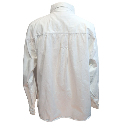 Chemise Harley Davidson Taille 2XL Blanche 100% Coton Boutons Pression