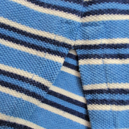 Polo Ralph Lauren Homme XL Bleu Rayures Fines Logo Orange Polo Manches Courtes