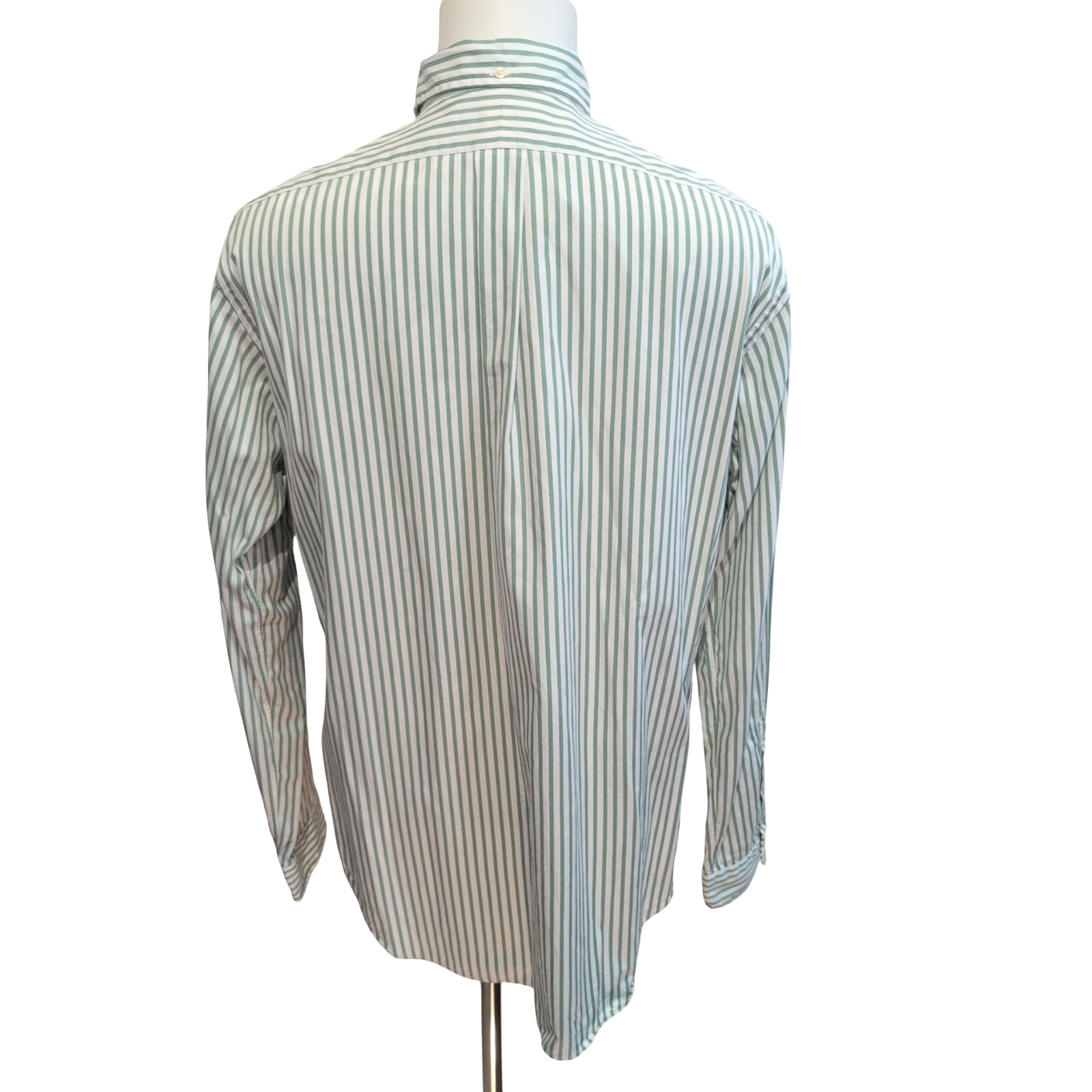 Chemise Ralph Lauren Classic Fit L Rayures Vertes Manches Longues