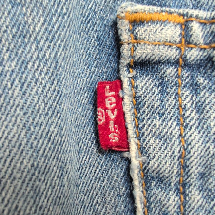 Levi’s 501 Jean Homme W33 L32 Bleu Vintage Pantalon Bouton Droit