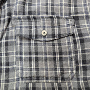 Surchemise Levi's Vintage Flanelle Carreaux Gris / Noir Doublée Sherpa Taille XL