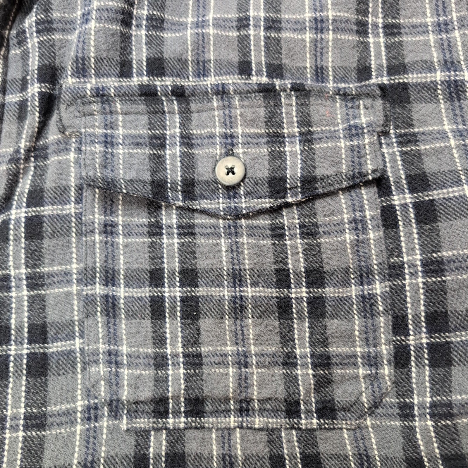 Surchemise Levi's Vintage Flanelle Carreaux Gris / Noir Doublée Sherpa Taille XL