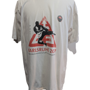 T-SHIRT WKA XXL Karlsruhe 2007 Kickboxing Arts Martiaux B&C Vintage |109T