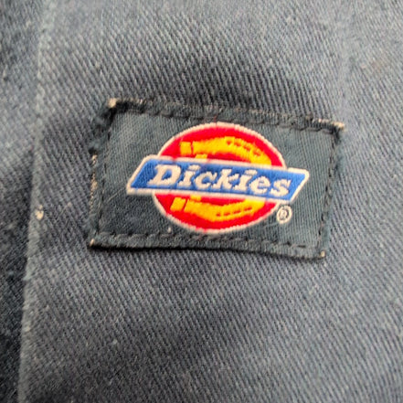 Chemise Dickies 2XL Bleu Marine Workwear Poche Stylo Vintage manches longues
