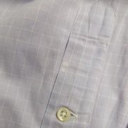 Chemise Polo Ralph Lauren Shirt L XL Andrew Lila Micro-Carreaux Col Mao Officier