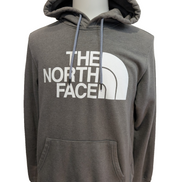 The North Face Sweat à Capuche Gris - Logo Blanc Sérigraphié - Taille M