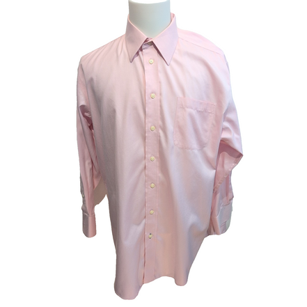 Chemise Nautica XL Rose Pâle Oxford Coton Premium Poche Manches longues