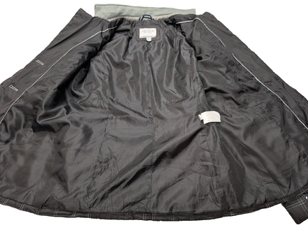 NAUTICA Veste Femme Matelassée S Gris Foncé Boutonnée Hiver Mi-Saison |323BSR