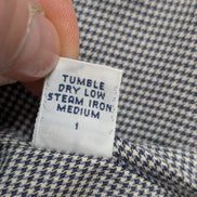 Chemise Ralph Lauren Yarmouth Pied-de-Poule Bleu Marine et Blanc - Taille XL