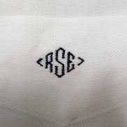 Chemise L.L. Bean blanche unie manches courtes poche brodée RSE vtg taille XXL