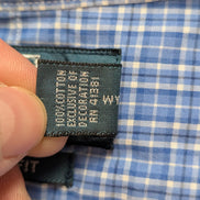 Chemise Polo Ralph Lauren Bleu à petits carreaux Taille L - Excellent état