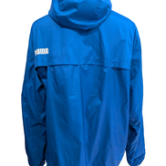 Coupe-Vent Puma XXL Bleu Électrique Vif Veste Sport à Capuche Filet