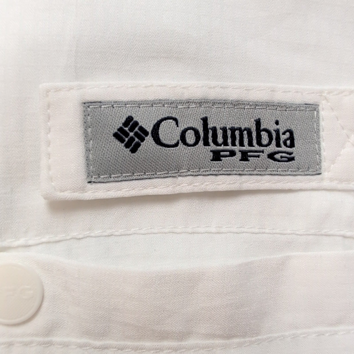 Chemise Pêche Columbia PFG Omni-Shade XLTG Blanc 6 Poches Manches Longues