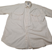 Chemise à manches courtes Dockers blanc cassé uni 2 poches taille XXL Homme