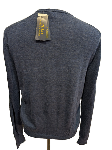 Pull Polo Ralph Lauren Neuf avec Étiquette - 100% Laine Mérinos - Taille XS