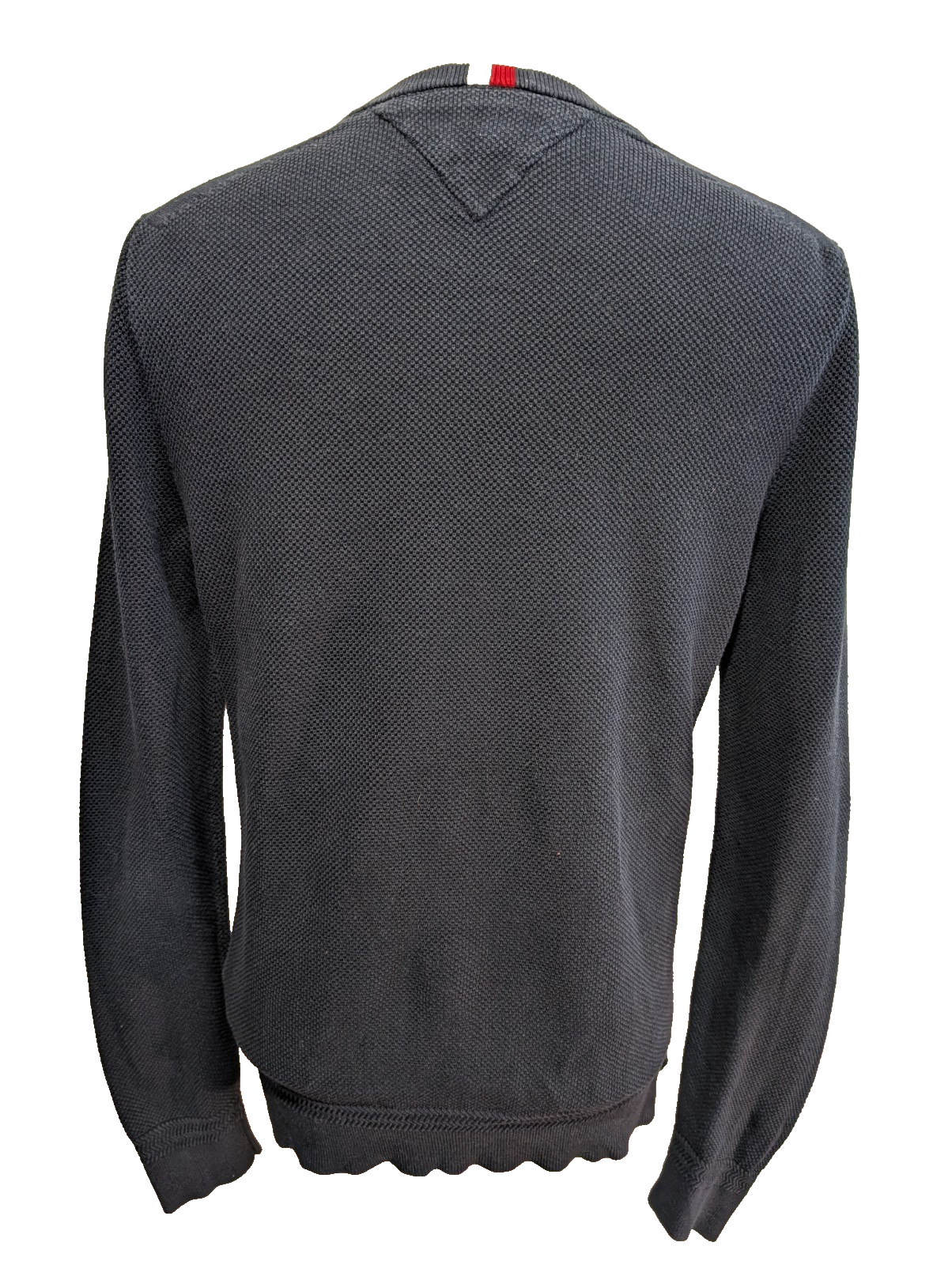 Pull Tommy Hilfiger Bleu Marine Col V Classique - Taille M