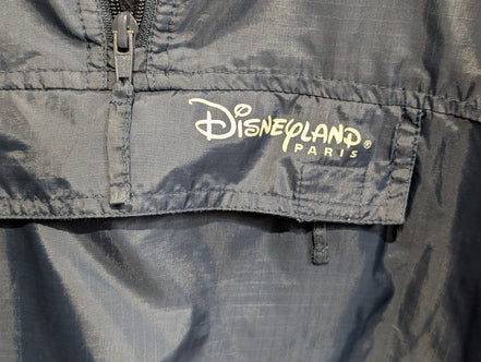 Veste Anorak Disney Land Vintage Marine S (12 ans) Coupe-Vent Doublé Polaire 🏰
