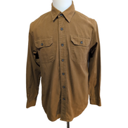 Chemise WRANGLER Marron FLEX avec Poches Manches Longues - Taille S