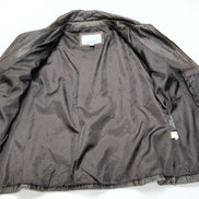 ✨ WILSONS LEATHER MAXIMA Blouson Veste Cuir Véritable Patiné Marron XL Biker |41