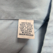 Chemise Ralph Lauren Blake Taille XL Bleu Clair Manches Courtes Logo Marron
