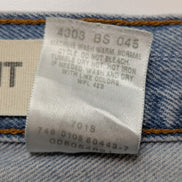 Jean Levi's 505 Regular Fit Vintage Homme W34 L34 Bleu Clair Denim Long