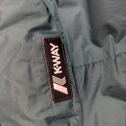 K-WAY Plus Veste Imperméable S Vert Foncé Coupe-Vent Capuche dans Col | 319BSR