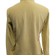 Pull Polaire Femme The North Face TKA 100 Jaune Col Zippé - Taille M