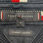 Pull Tommy Hilfiger Bleu Marine Col V Classique - Taille M