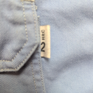 Chemise Carhartt FR 2XL 3XL HRC 2 Bleu Ciel Workwear Coupe-Feu manches longues
