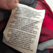 Chemise Wrangler ATG Manche Courte Technique Carreaux Bleu Blanc Rouge Taille S