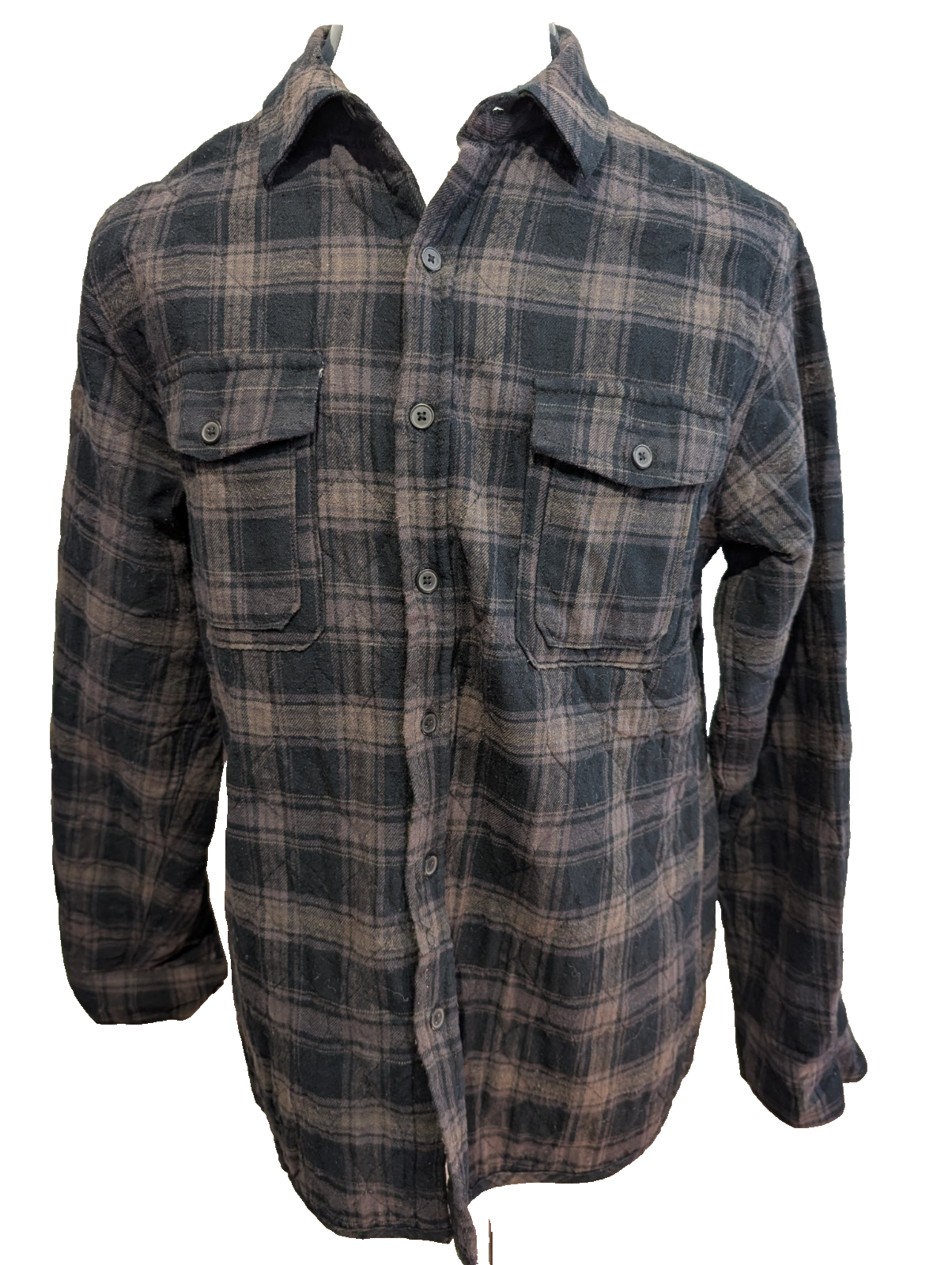 G:21 Surchemise Matelassée Flanelle Homme T.L Veste Carreau Workwear |241S