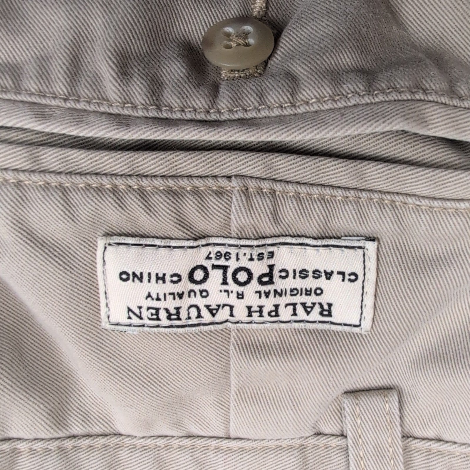Pantalon chino Polo Ralph Lauren crème taille W35xL32 FR44 #18cr