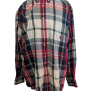 CHEMISE NAUTICA FLANELLE XL ROUGE VERTE Carreaux VINTAGE Lumberjack