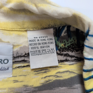 Chemise Hawaïenne Point Zero Taille XL Palmiers 100% Rayonne Hong Kong
