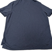 Polo manches courtes Polo Ralph Lauren XL bleu chiné logo orange Pima Soft Touch