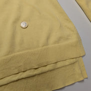 Pull Calvin Klein Jaune Col Roulé à Cordon & Poches - Taille L/XL