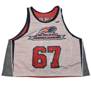 Maillot de basketball vintage réversible doublé MAPS 67 taille L / XL