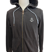 Veste à Capuche Zippée Tommy Hilfiger Homme Noir S | Passes-Pouces